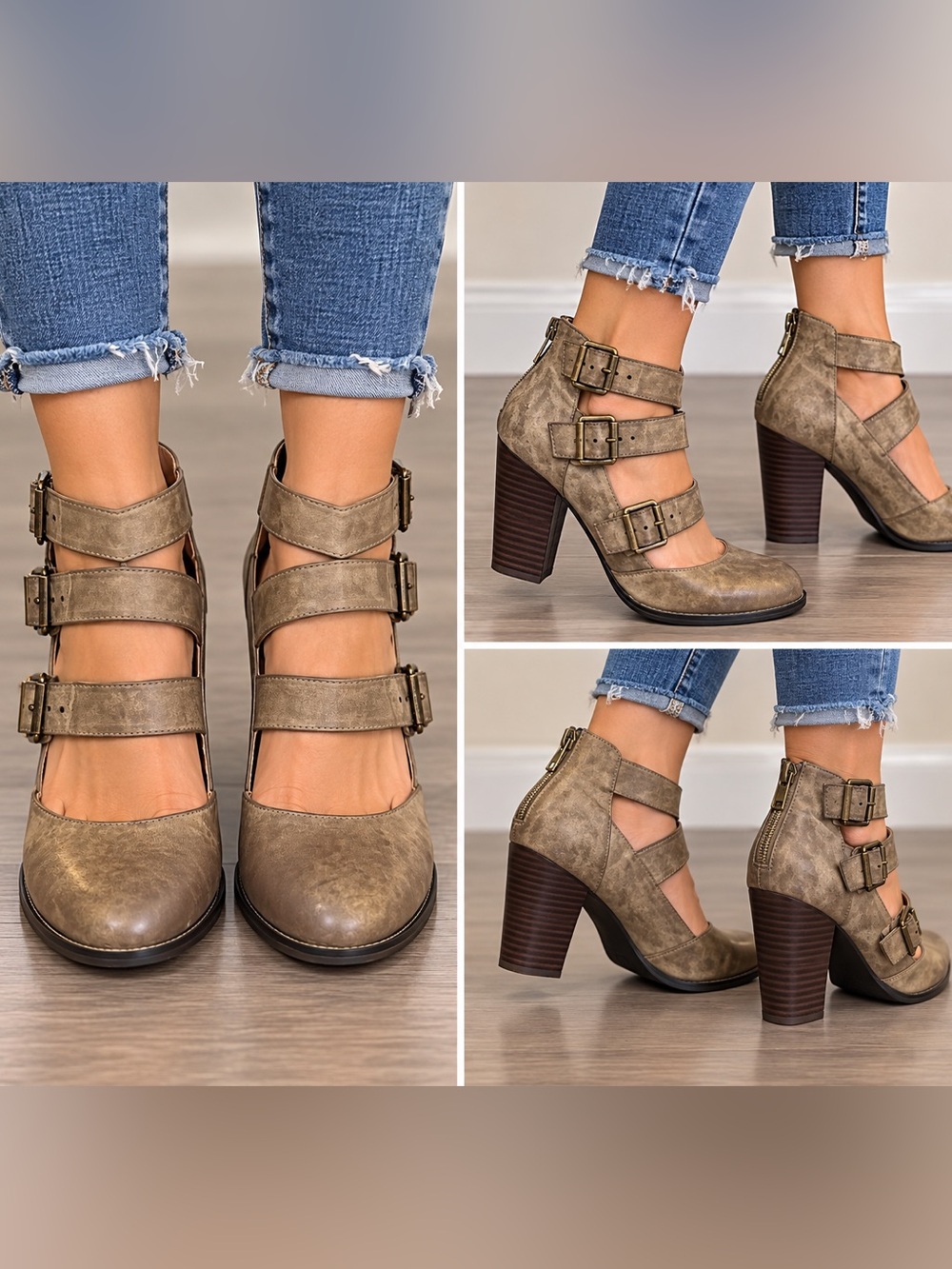 Jessica Simpson Gold Strappy Heels
